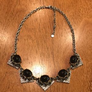 Stella & Dot Black stone necklace